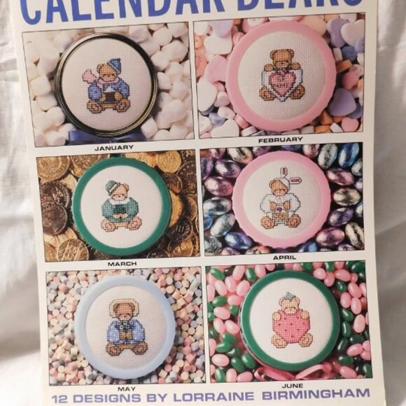 Vintage Crafting Pamphlets Cross Stitch-Needlepoint-Jar Lids - Doll Ornaments - Picture 6 of 6